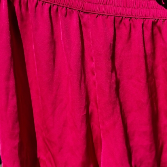 Victorias Secret XS Classic Hot Pink Satin Slip Pj Pyjama Mini Shorts Soft Silk - Picture 4 of 4